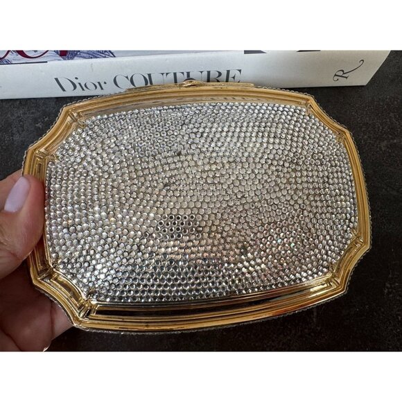 Judith Leiber Embellished Chain-Link Evening Bag - Picture 8 of 13